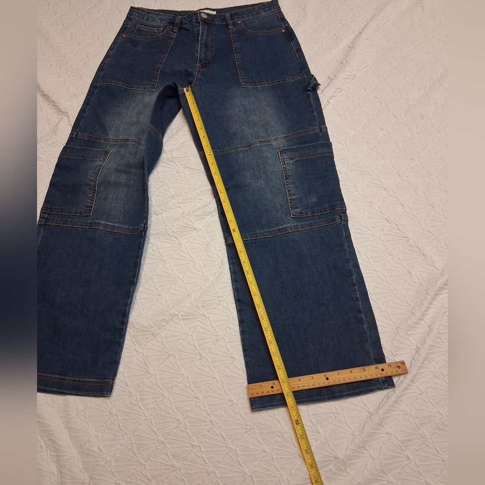 YMI Women's Straight Leg Jeans Blue - Picture 13 of 16